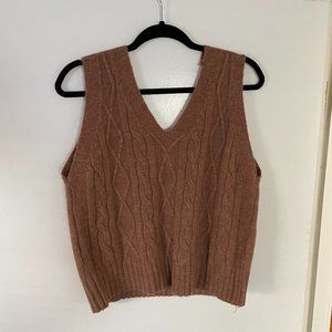 Tan Sweater Vest